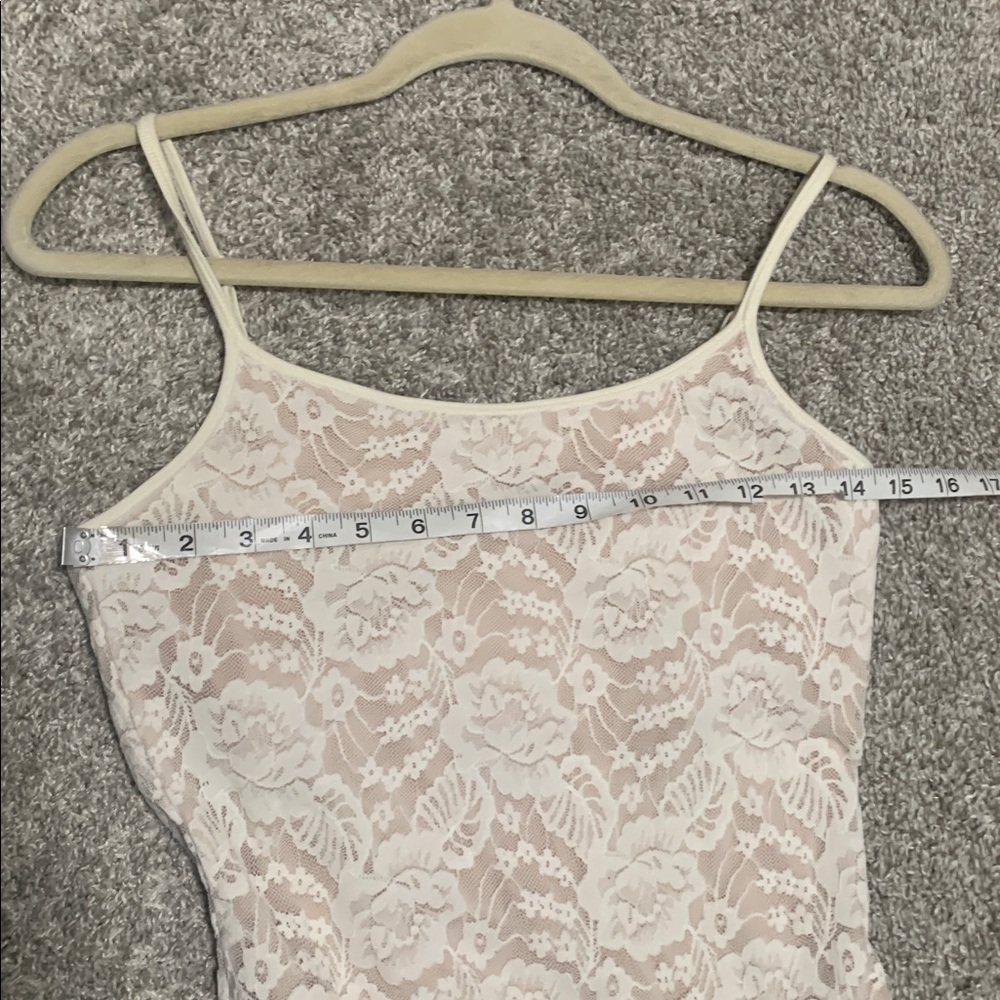 New with Tags Express Best Loved Bra Cami Stretch Lace Tank Top Size Medium - Picture 7 of 7